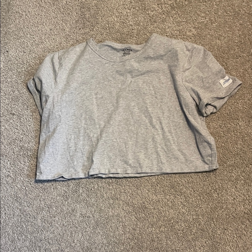 Jockey Gray Crop Top